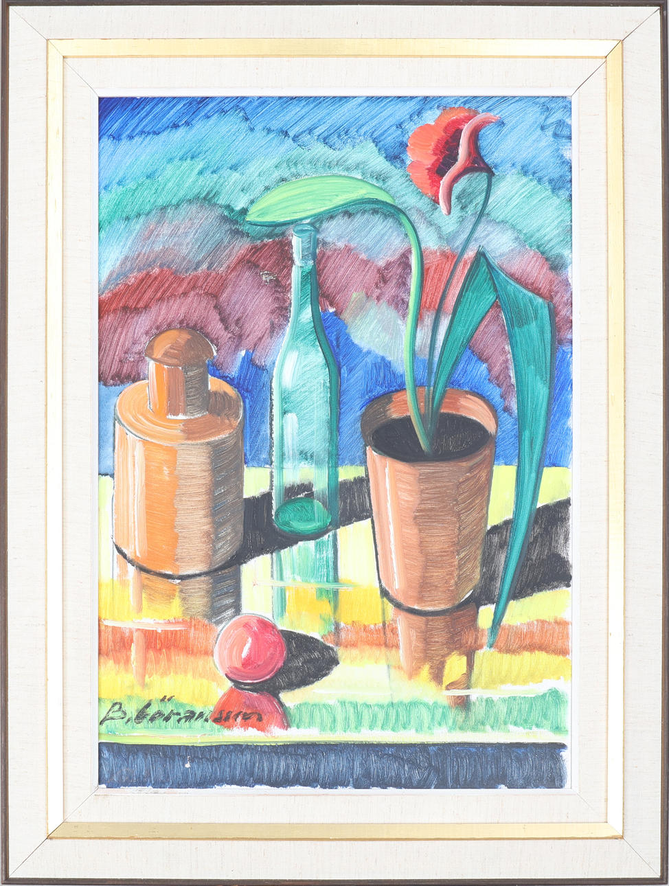 BROR GÖRANSSON. oil on canvas, signed.