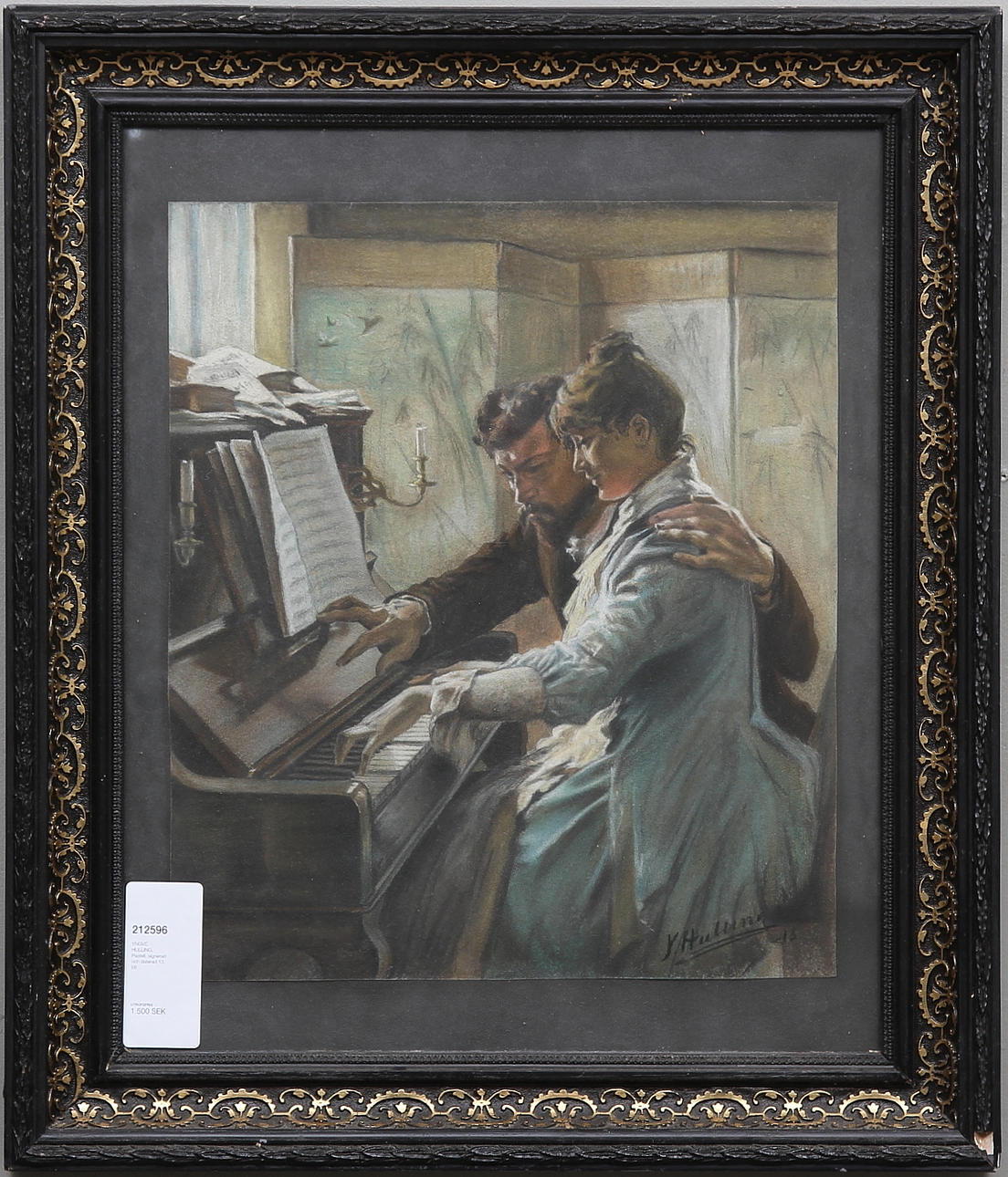 YNGVE HULLING. Pastell, signerad och daterad 13.