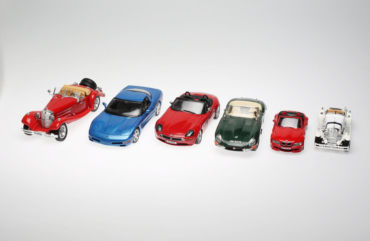 BILSAMLING, modeller, 6 st.