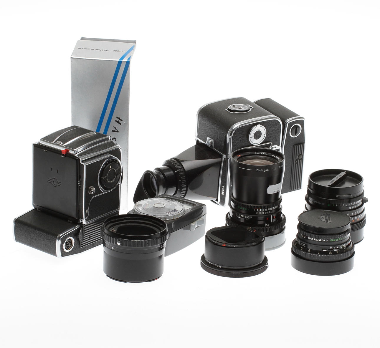 KAMEROR MED TILLBEHÖR, Hasselblad 553ELX samt 500EL/M.