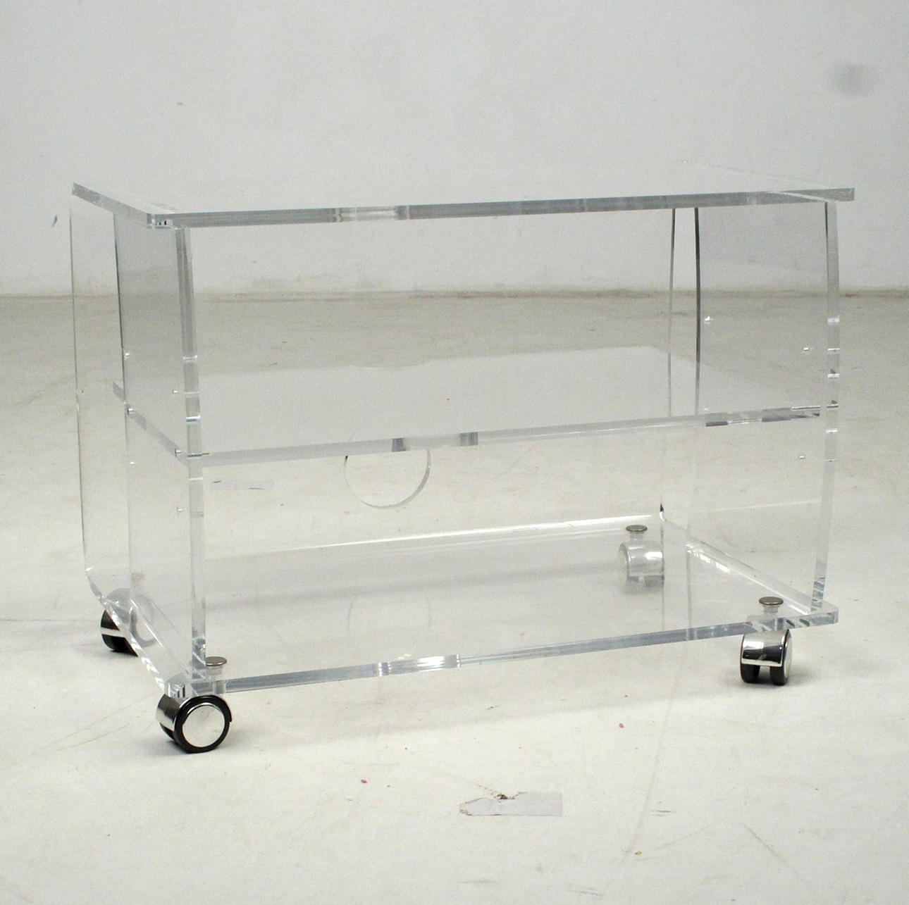 Acryl Phonotisch / Beistelltisch.