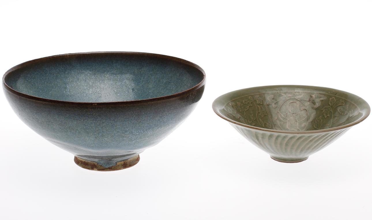 SKÅLAR, 2 st, keramik, Kina.