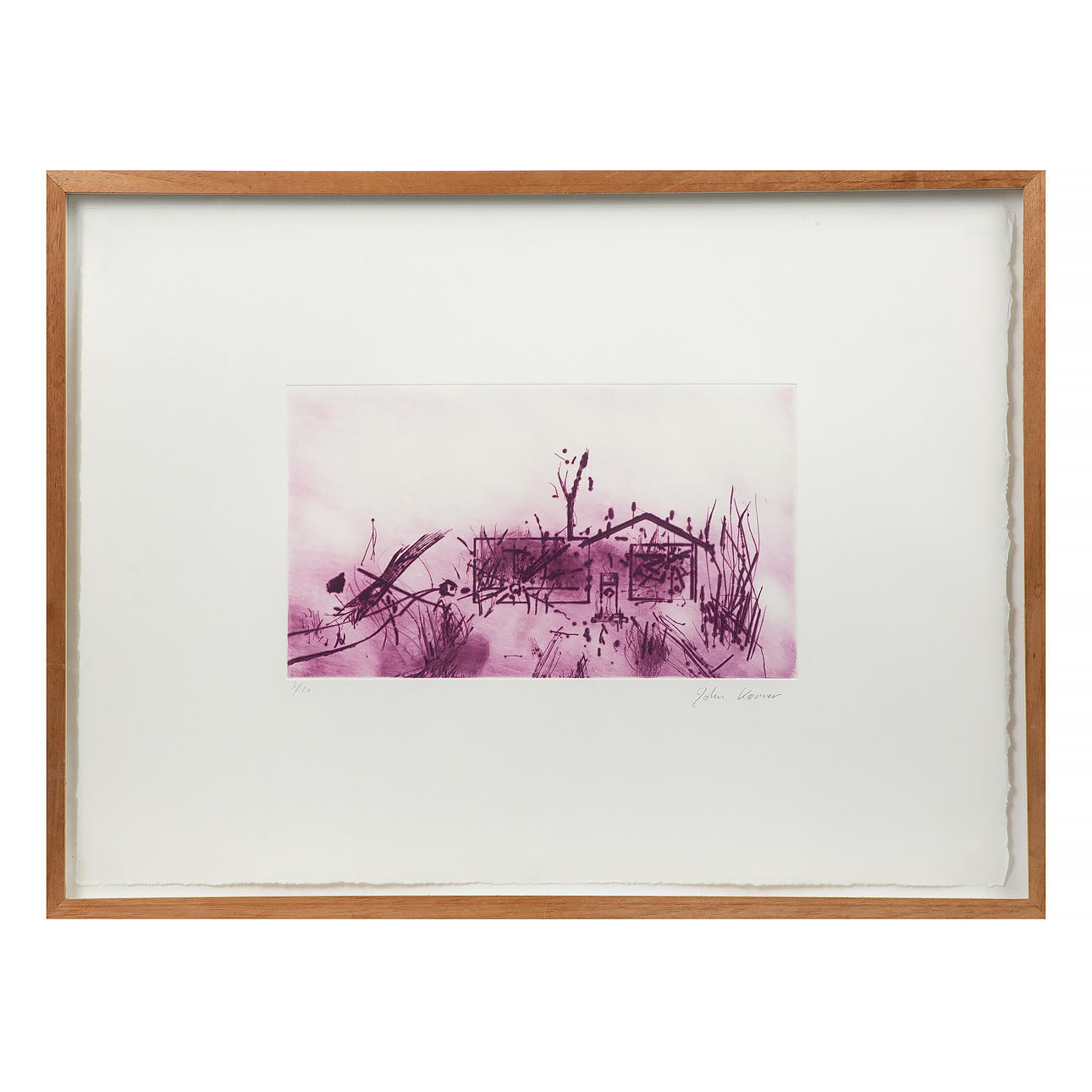 JOHN KØRNER (born 1967), etching,, signed, numbered 3/20.
