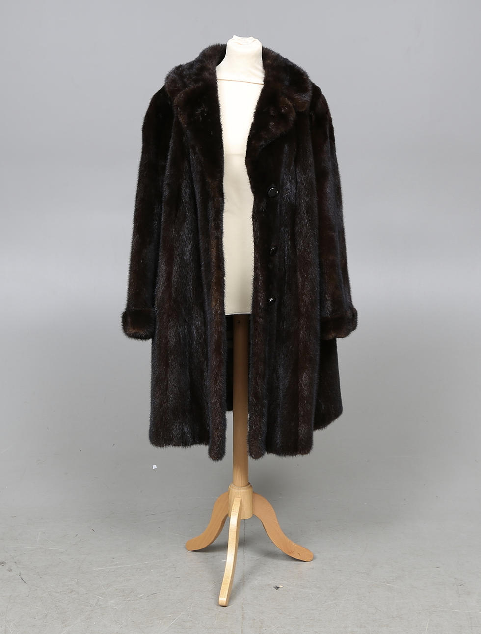 PÄLS, mink, ca stl 44/46, 1900-tal.