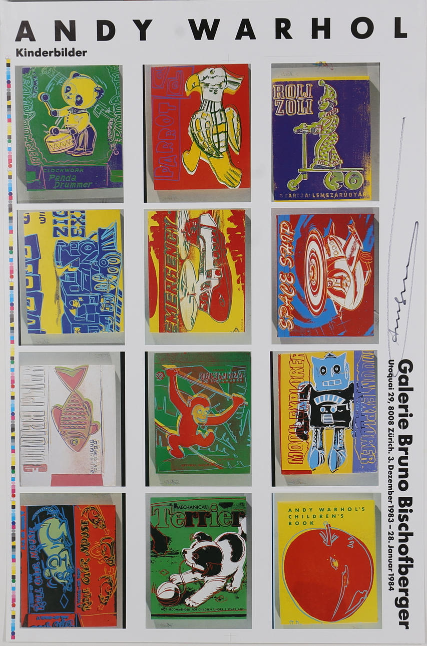 ANDY WARHOL. Test print. 