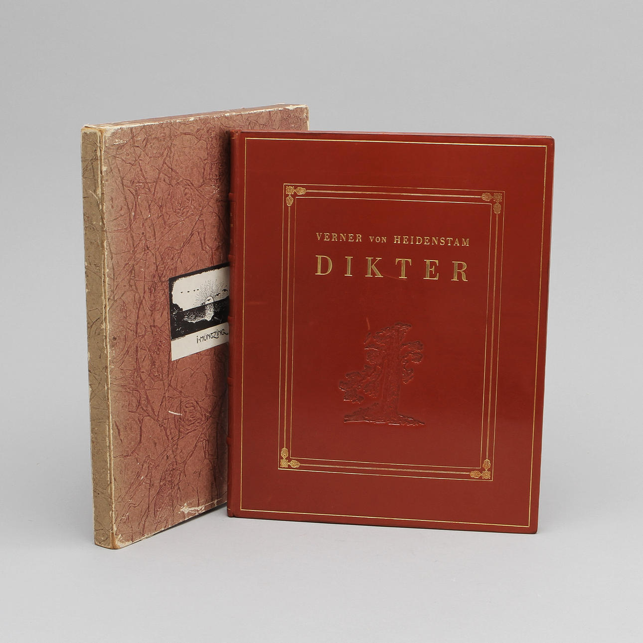 WERNER VON HEIDENSTAM. "Dikter" Bibliofilutgåva med 23 raderingar av Jurgen Wrangel, Albert Bonniers boktryckeri Stockholm 1927.