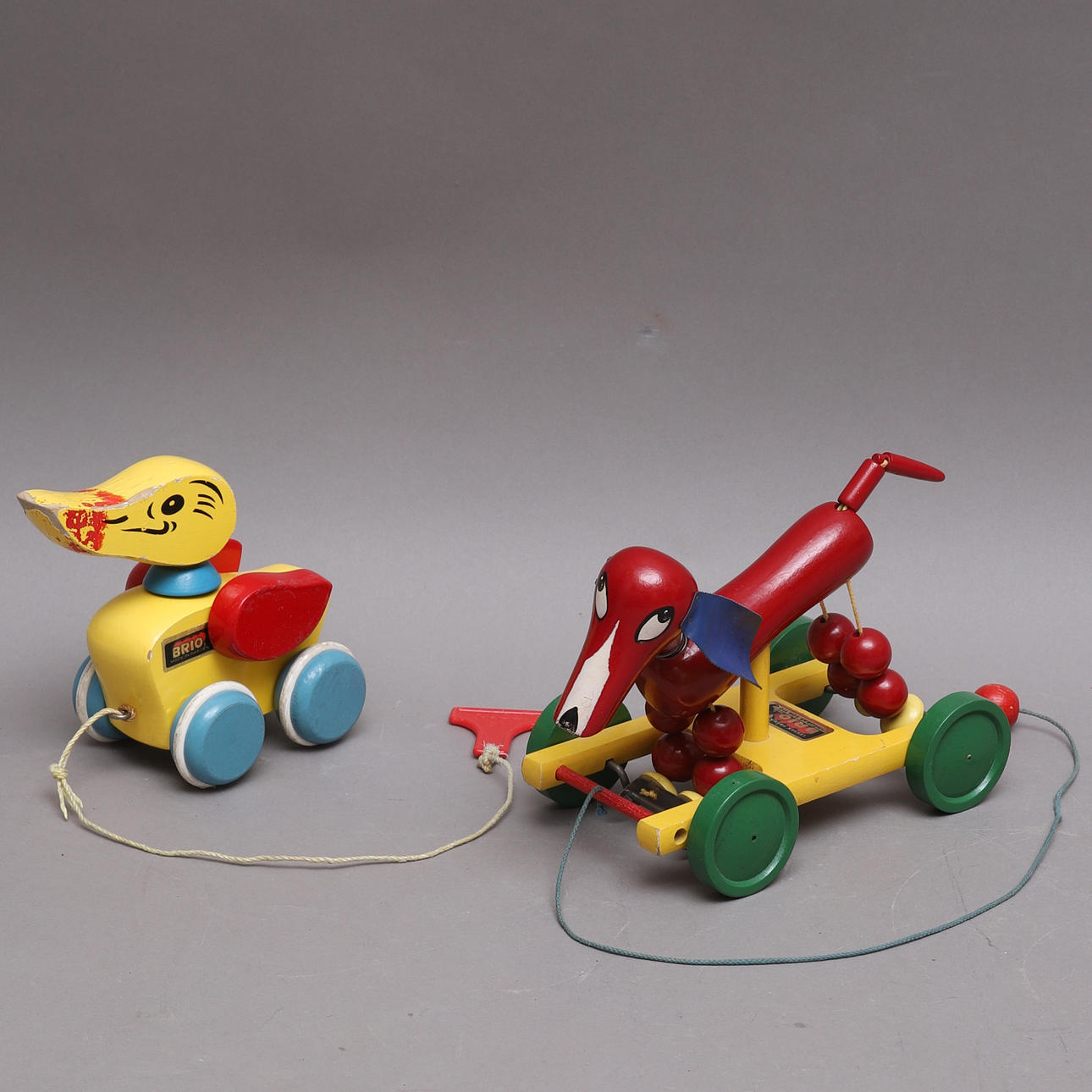 DRAGLEKSAKER, 2 st, trä, BRIO.