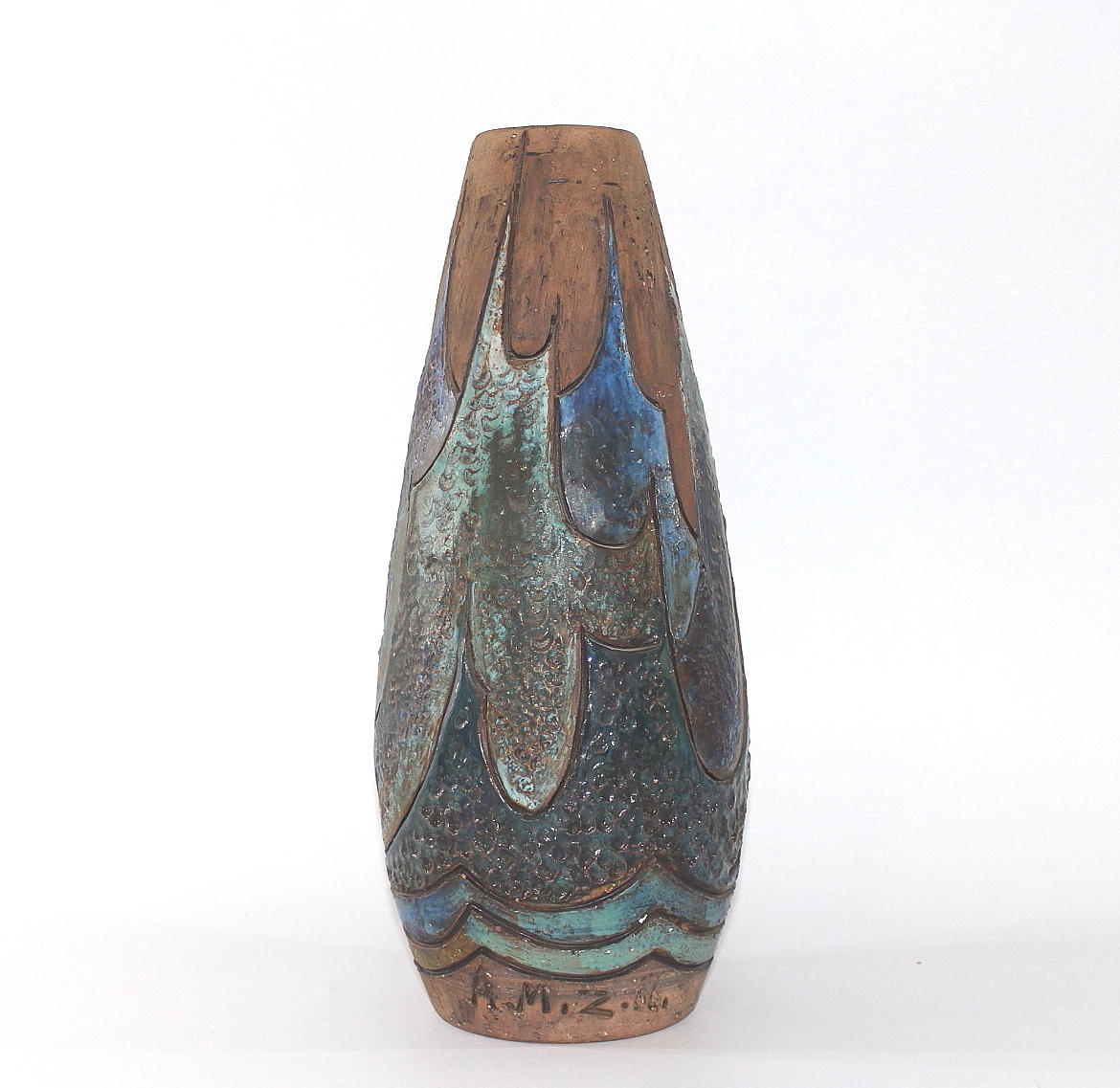 GOLVVAS, keramik, Tilgmans signerad Marian Zawadzki.