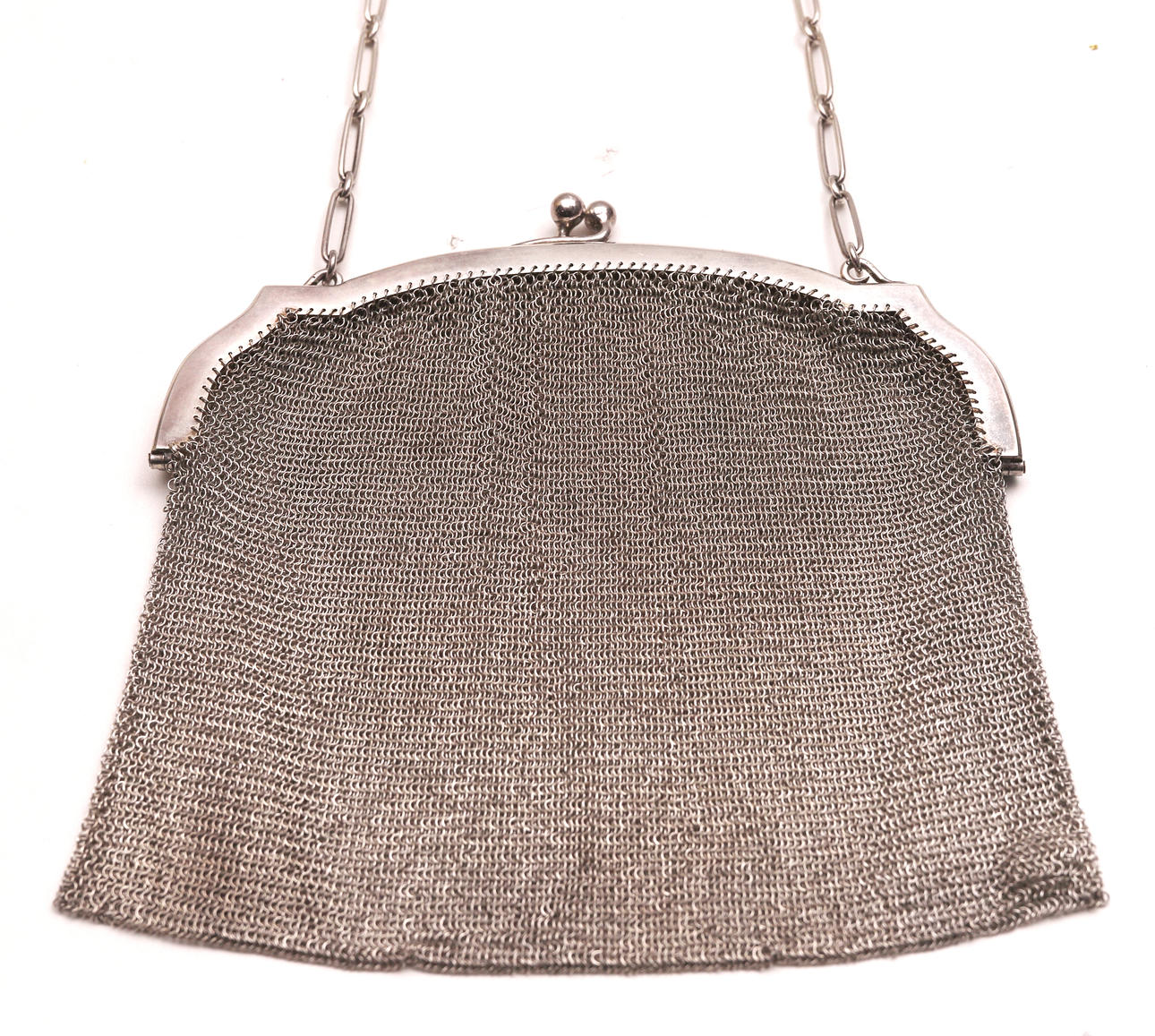 BOLSO DE MALLA DE PLATA 800.