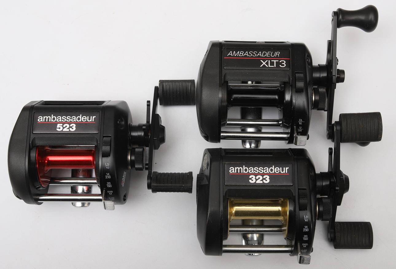 【未使用品】Abu Garcia ambassadeur 523 FISHING ROLLS, 3 pcs, Ambassadeur, ABU Garcia. Collectables