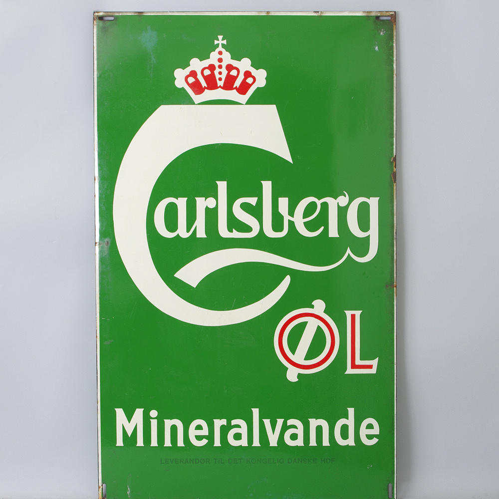 EMALJSKYLT, Carlsbergs Öl.
