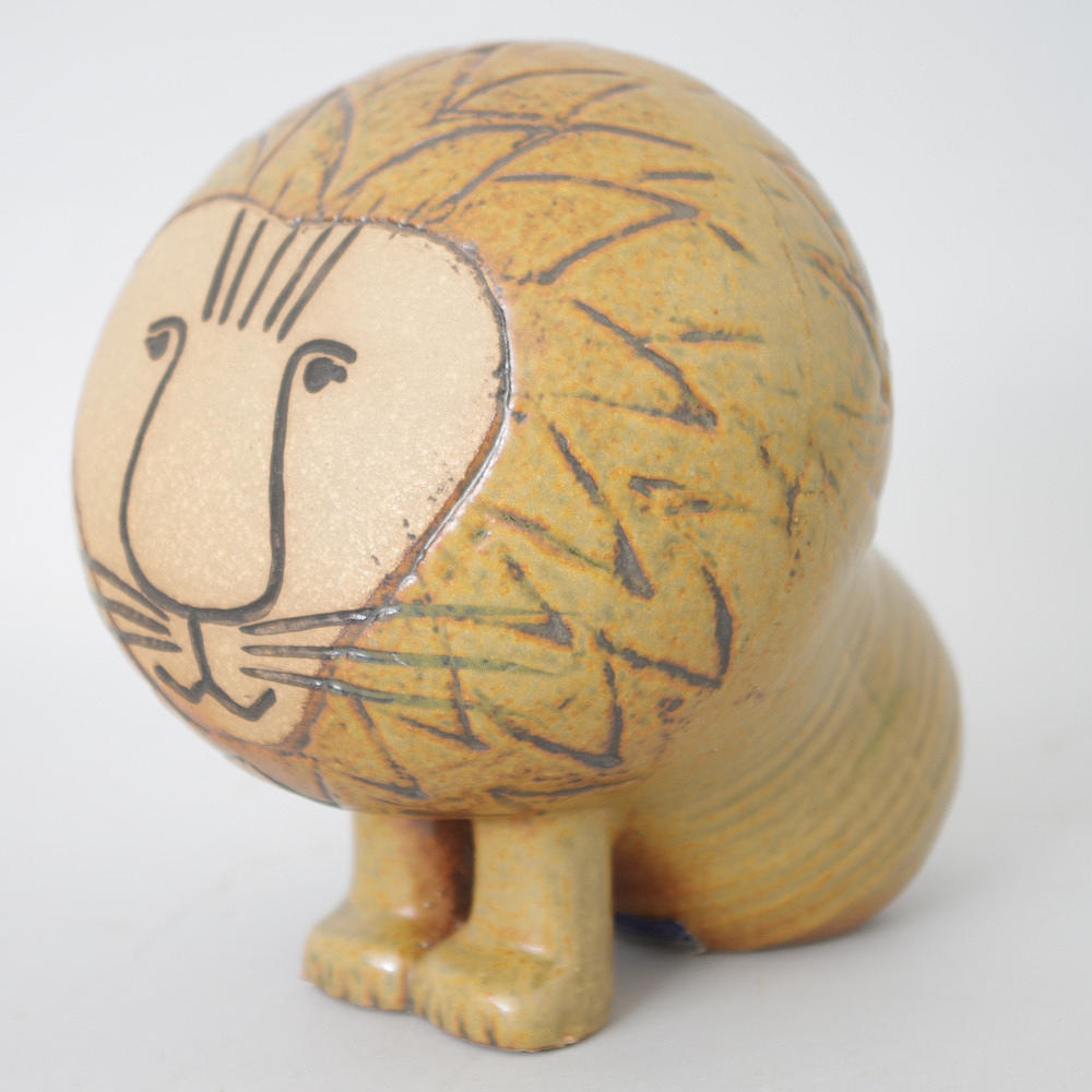 FIGURIN, keramik, lejon, Lisa Larson, Gustavsberg.