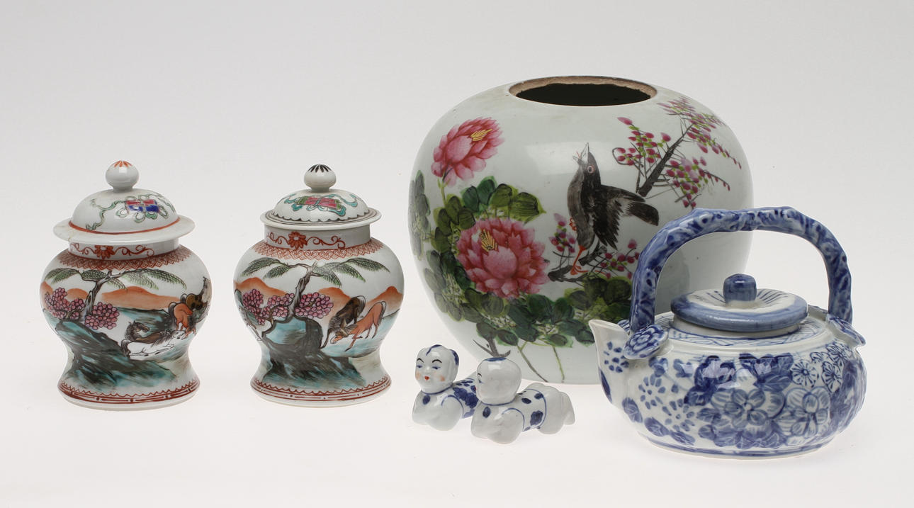 PARTI PORSLIN, 6 delar, Kina.