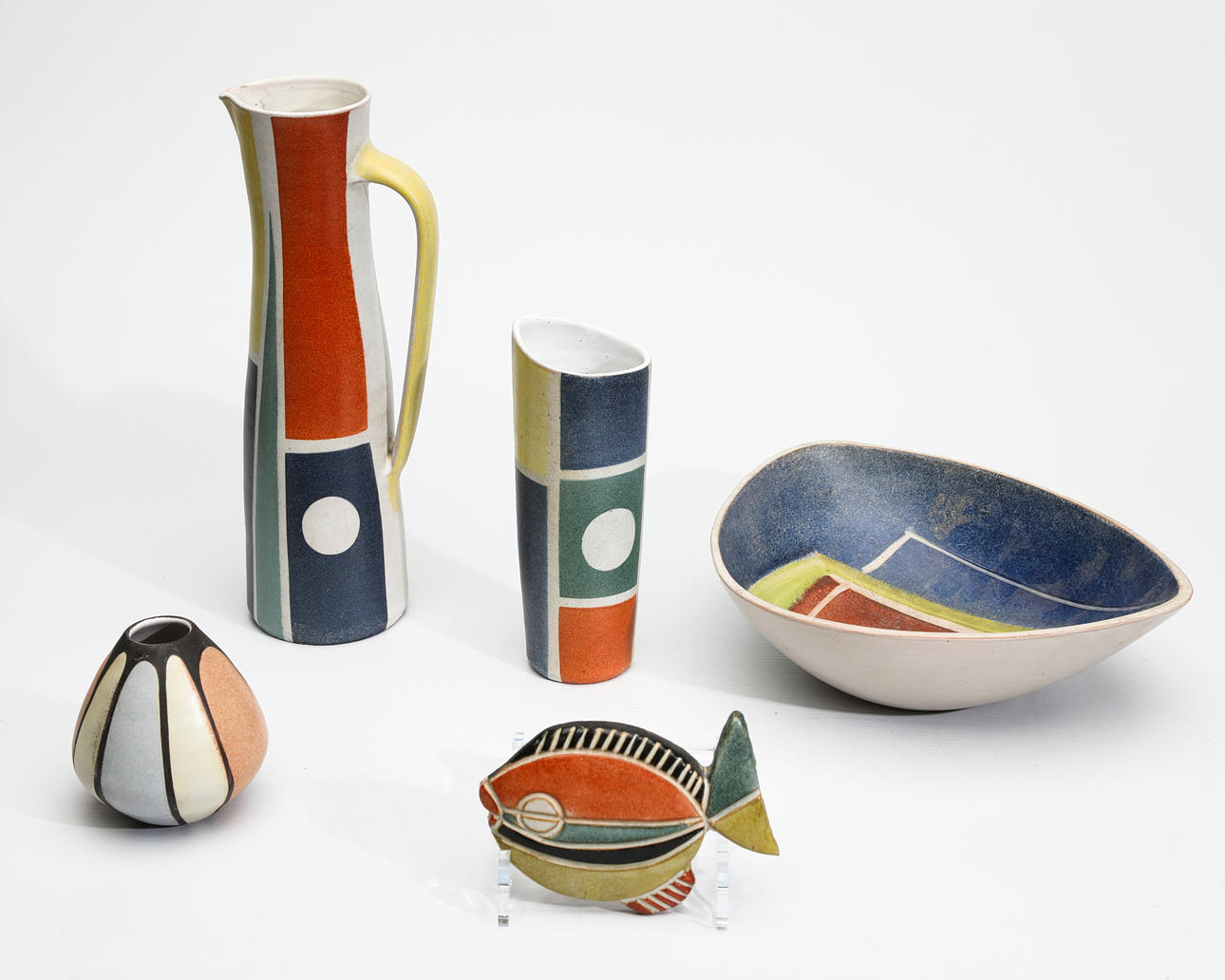 Set of 5 Krösselbach Ceramics (12-397).