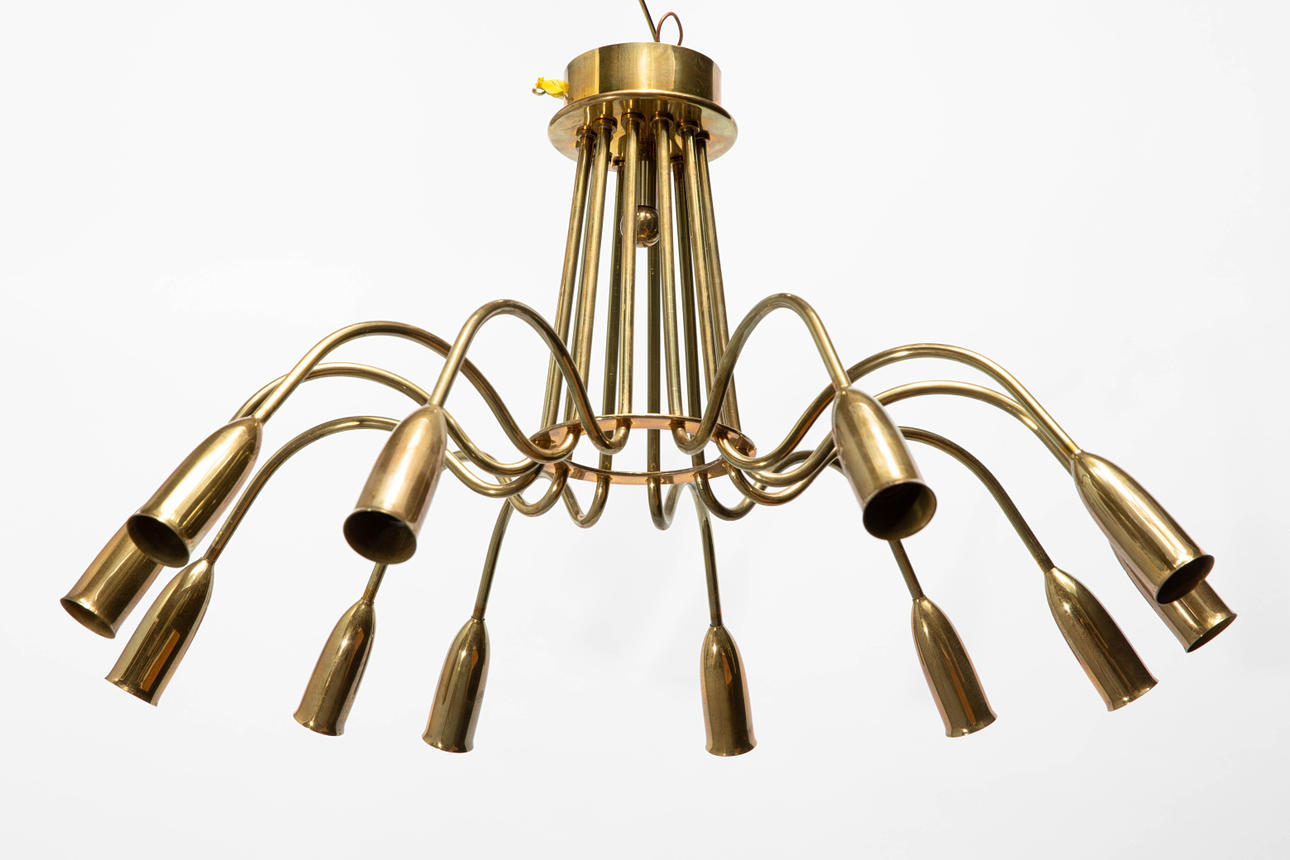 Deckenspinne Messing (12-446).