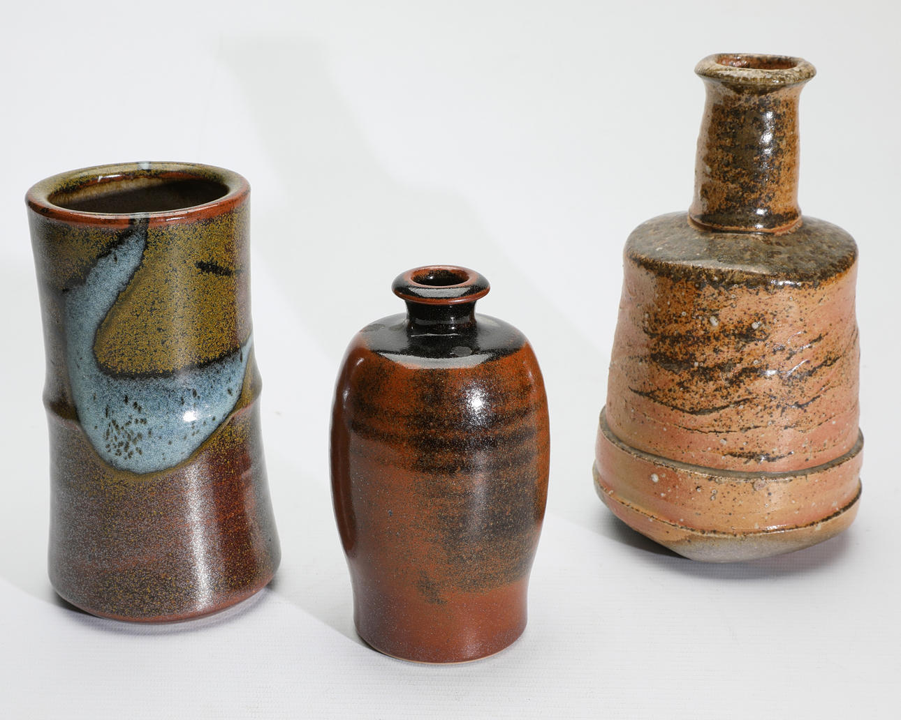 3 Horst Kerstan ceramic vases (29-1).