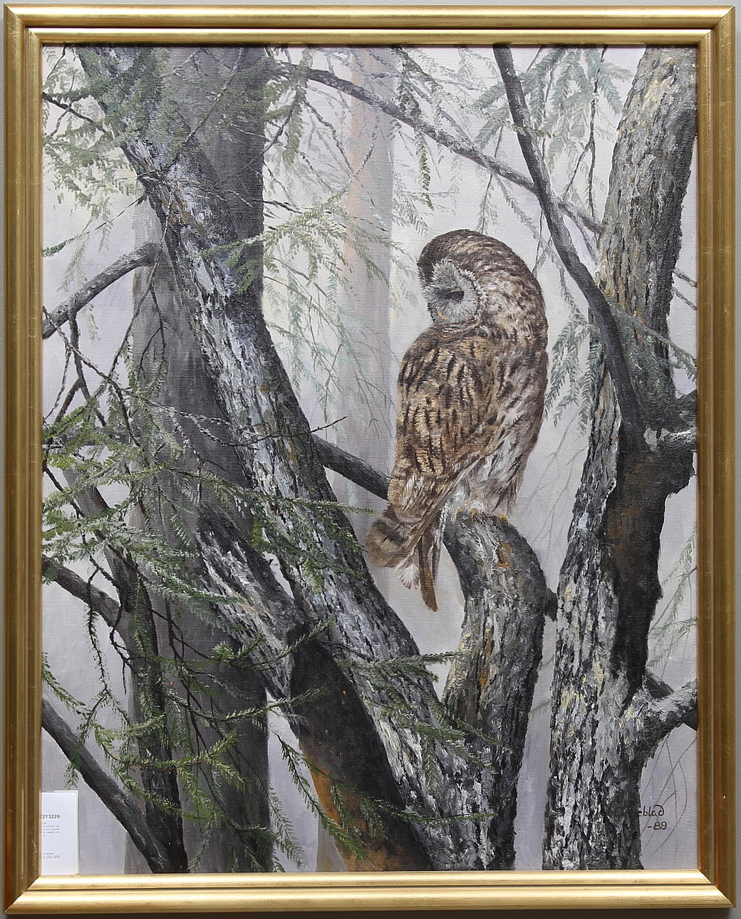 LEIF LILJEBLAD. Olja på duk, signerad och daterad -89.