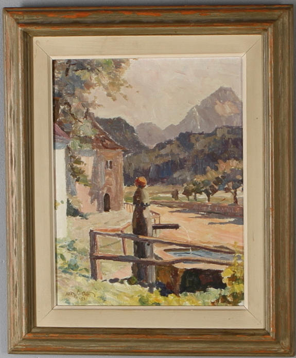 JOHAN BLADH. Landscape, oil on canvas, signed and dated -53. Art ...