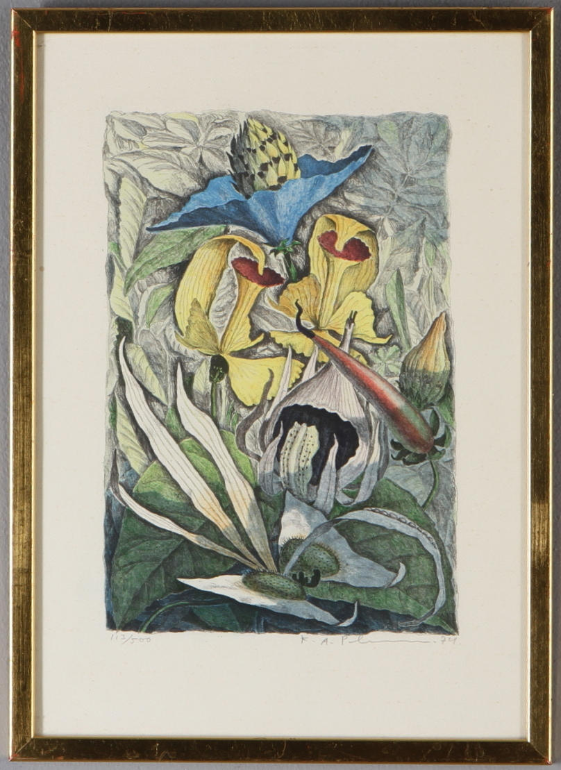 KARL AXEL PEHRSON. Komposition, litografi, 113/500.