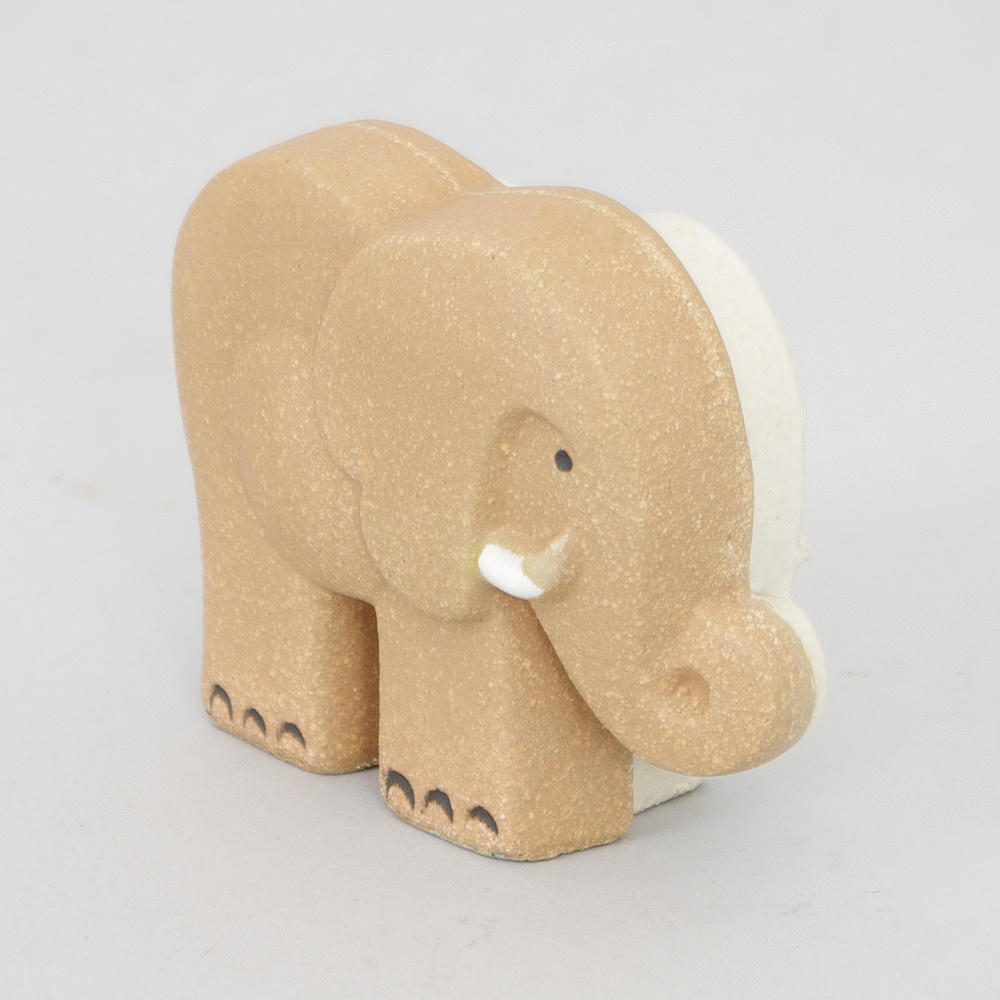 FIGURIN, keramik, elefanter ur Noaks Ark, Lisa Larson.