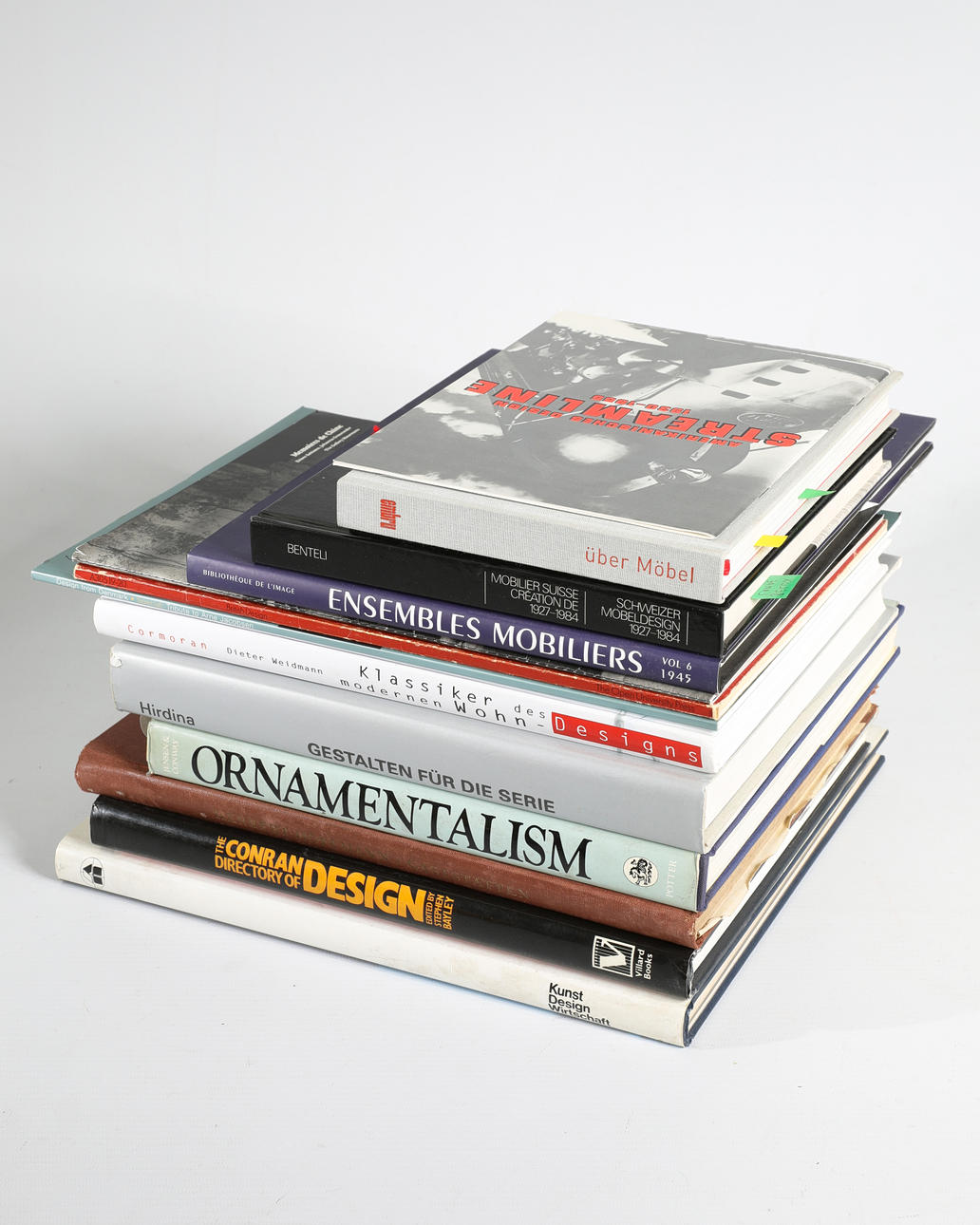 13- teiliges Konvolut Bücher Design (3-81).