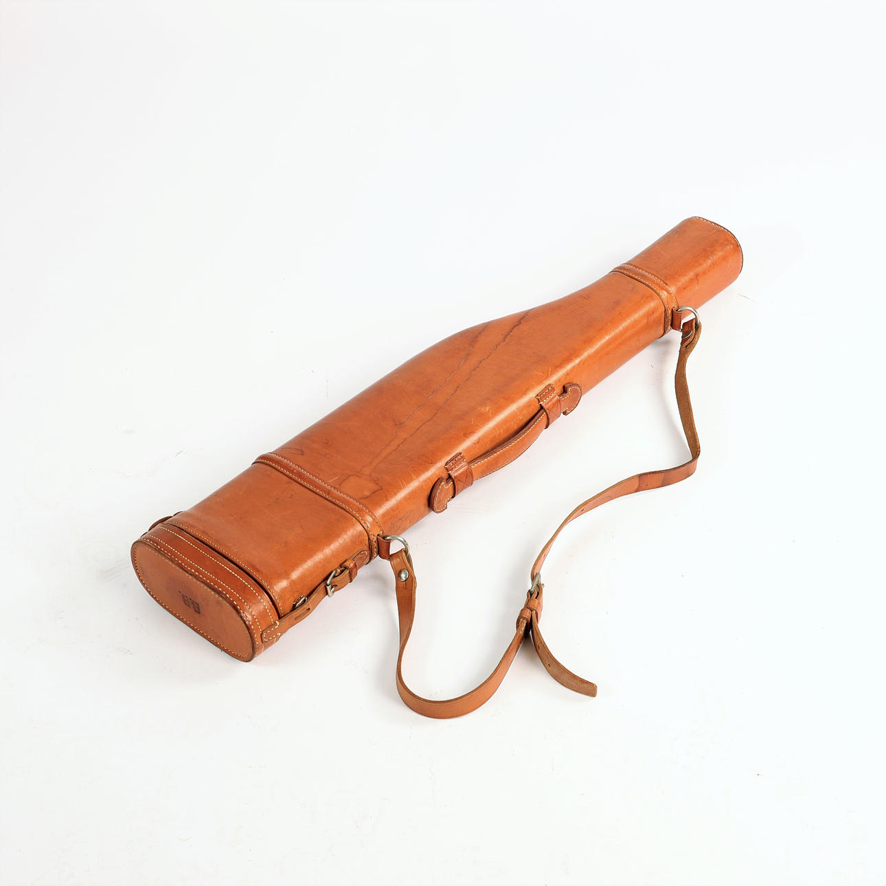 RIFLE CASE, leather, mid 20th century.