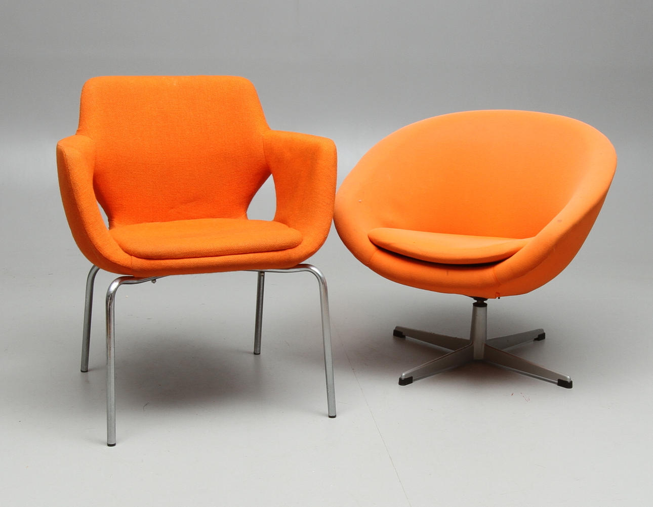 FÅTÖLJER, 2 st, 1960-tal.