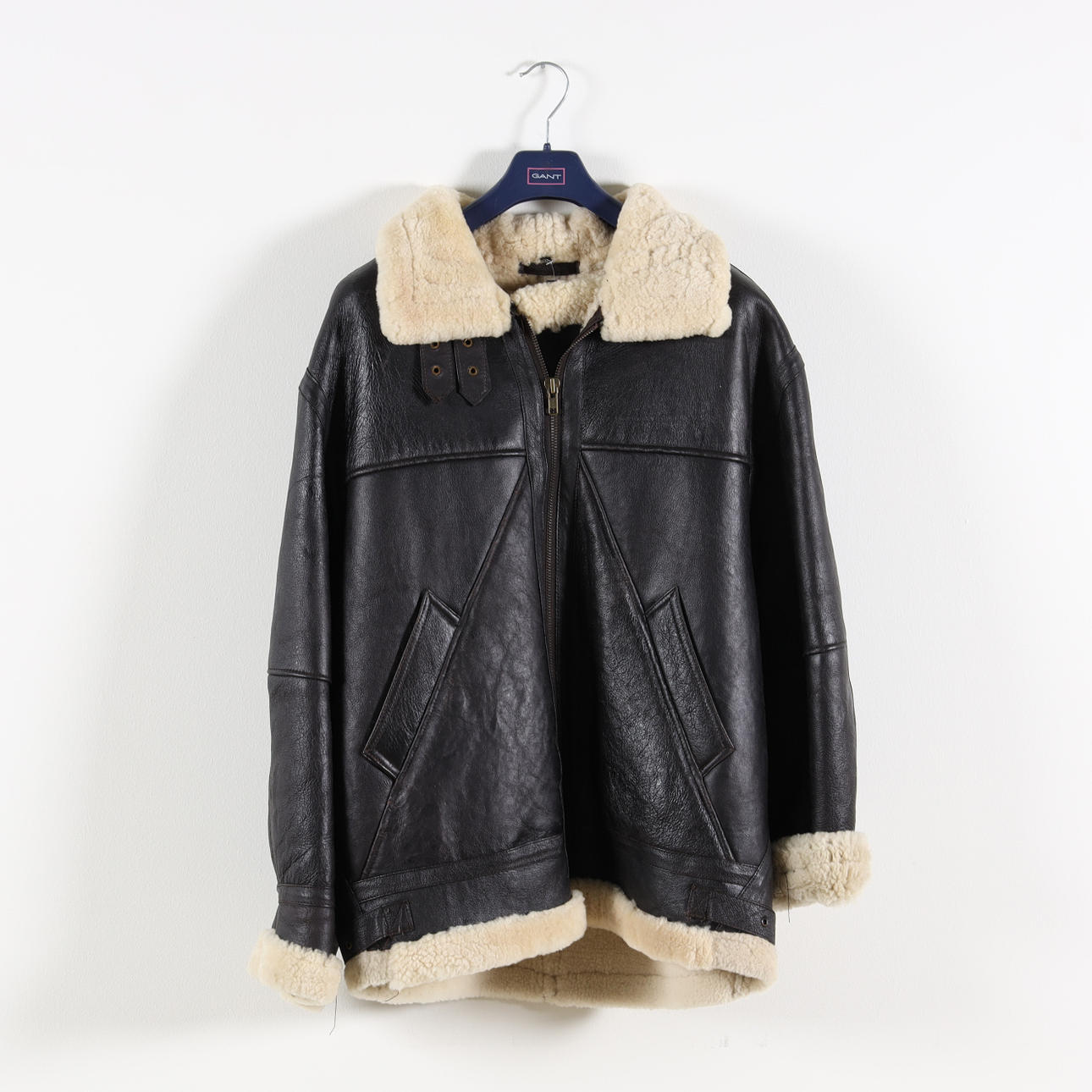 JACKA, shearling, herr storl XL.