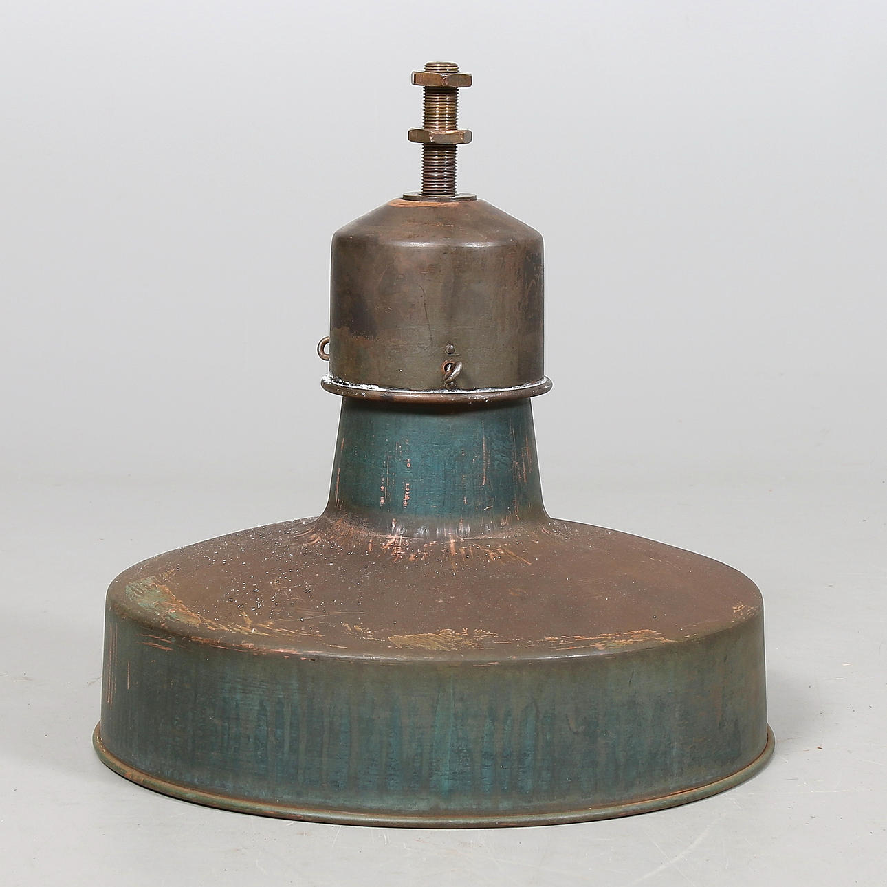 TAKKLAMPA, koppar, "SJ-lampa", industridesign, 1900-talets första hälft.