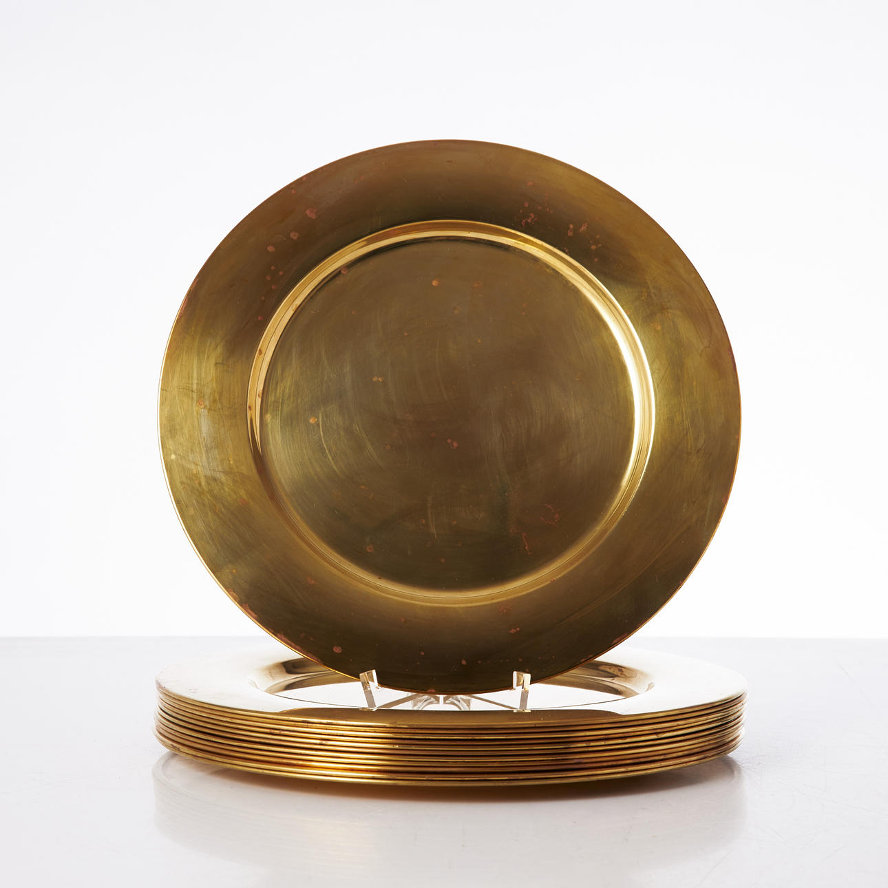 UNDERTALLRIKAR, 12 st, mässing, Stelton Danmark.