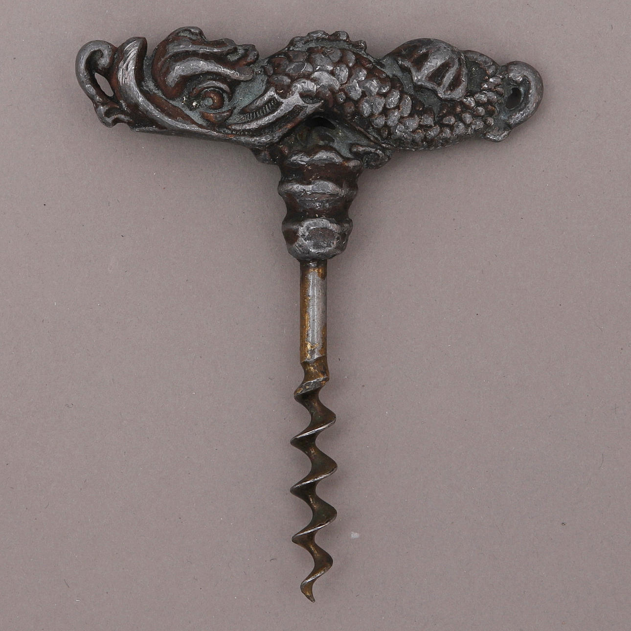 CORKSCREW, metal, art deco, 1920s/30s.