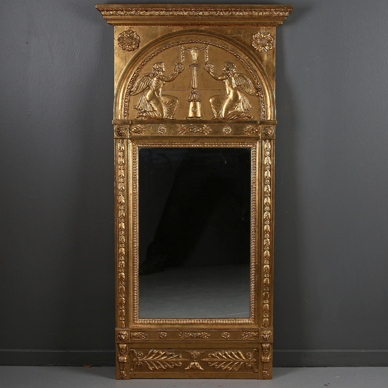 SPEGEL, Sengustavianskt, sannolikt Carl Magnus Fogelgren, Linköpings Hallstämpel, 1816.