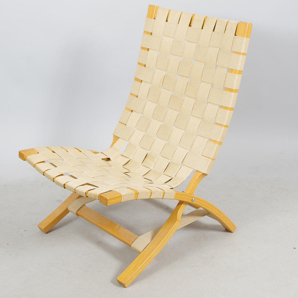 VILSTOL, böjträ med sadelgjord, George Petersens Møbelfabrik.