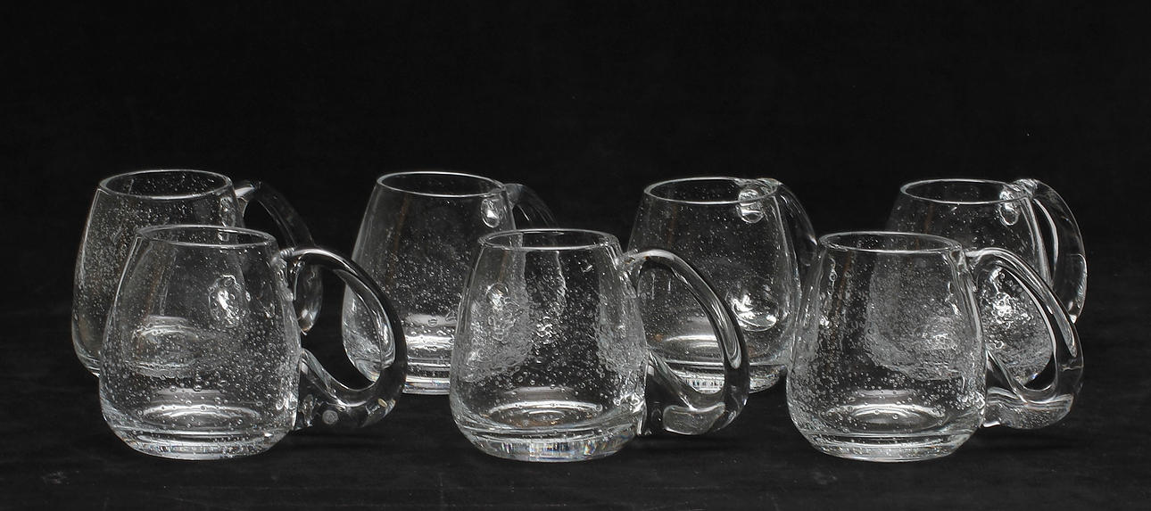 ÖLSEJDLAR, 7 st, glas, Reijmyre.