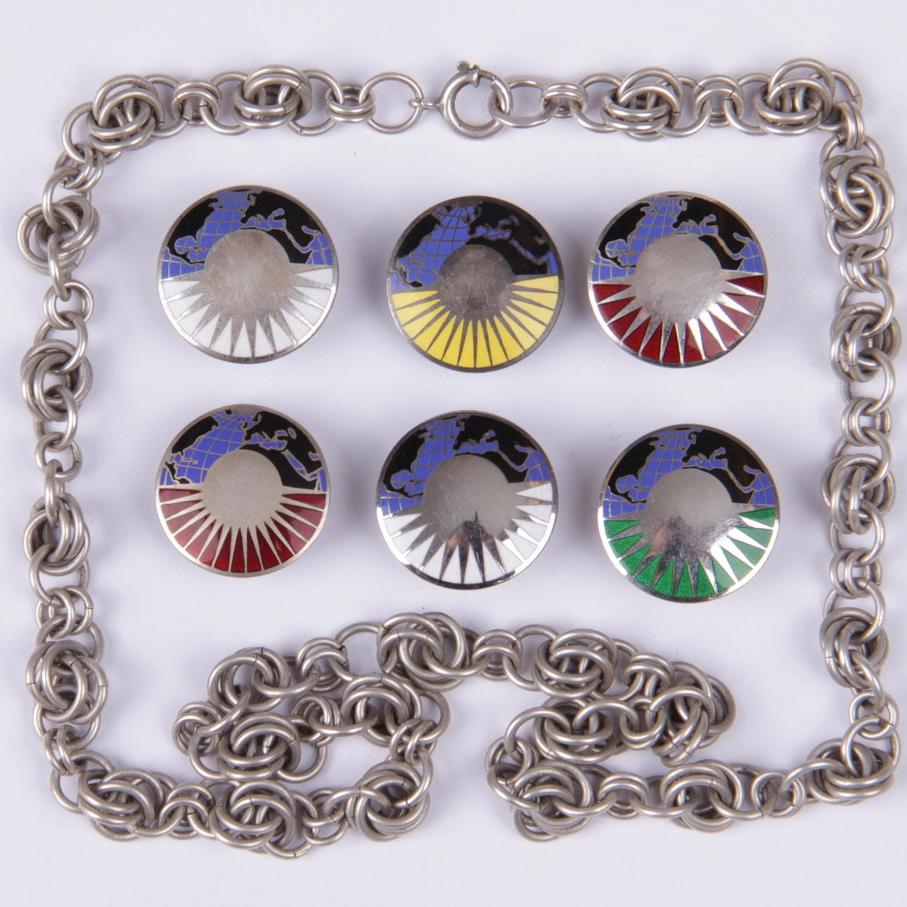 ORDENSKNAPPAR, 6 st. Silver, Sporrong & Co, 1946.