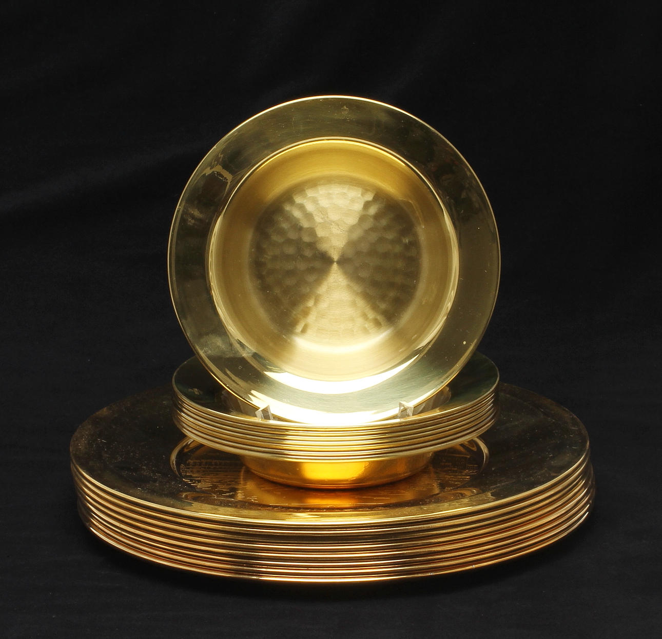 JULTALLRIKAR 8 st samt SKÅLAR 8 st, Skultuna.