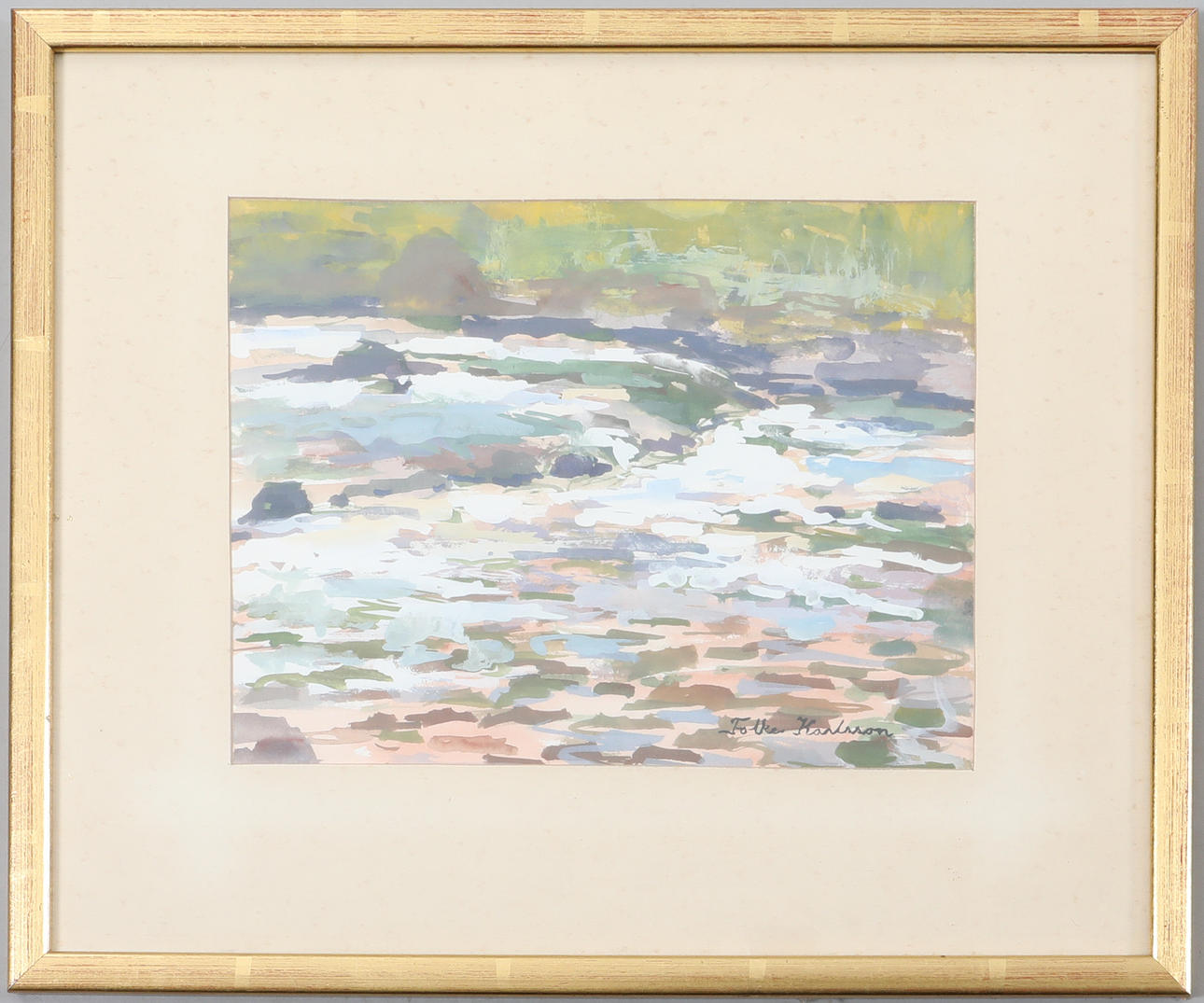 FOLKE KARLSSON. Watercolor, signed.