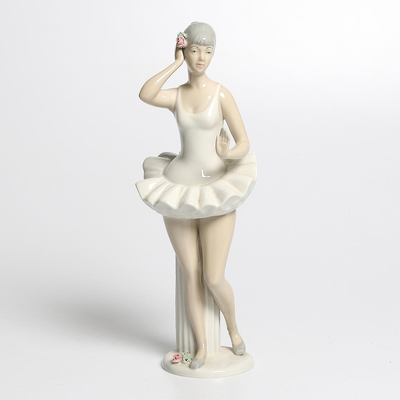 FIGURIN, porslin, balettdansös, Porcelenas Miquel Requenas, Spanien, 1900-tal.