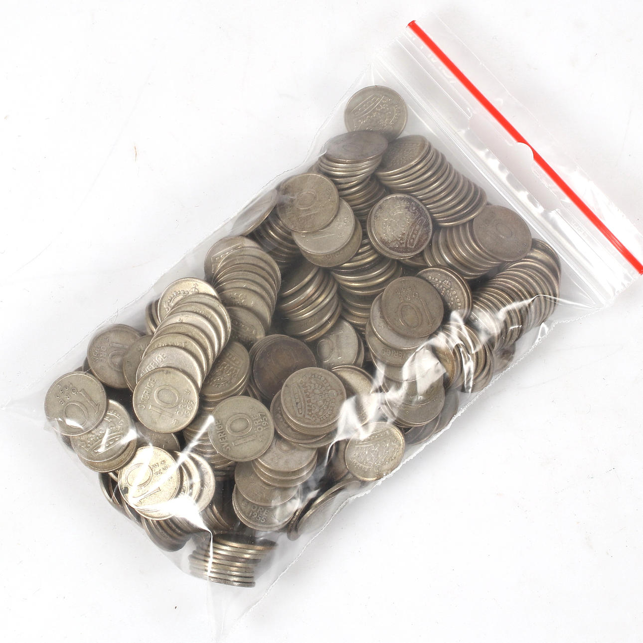 SILVERMYNT, 334 st, 10 öre, Sverige, 1900-tal.