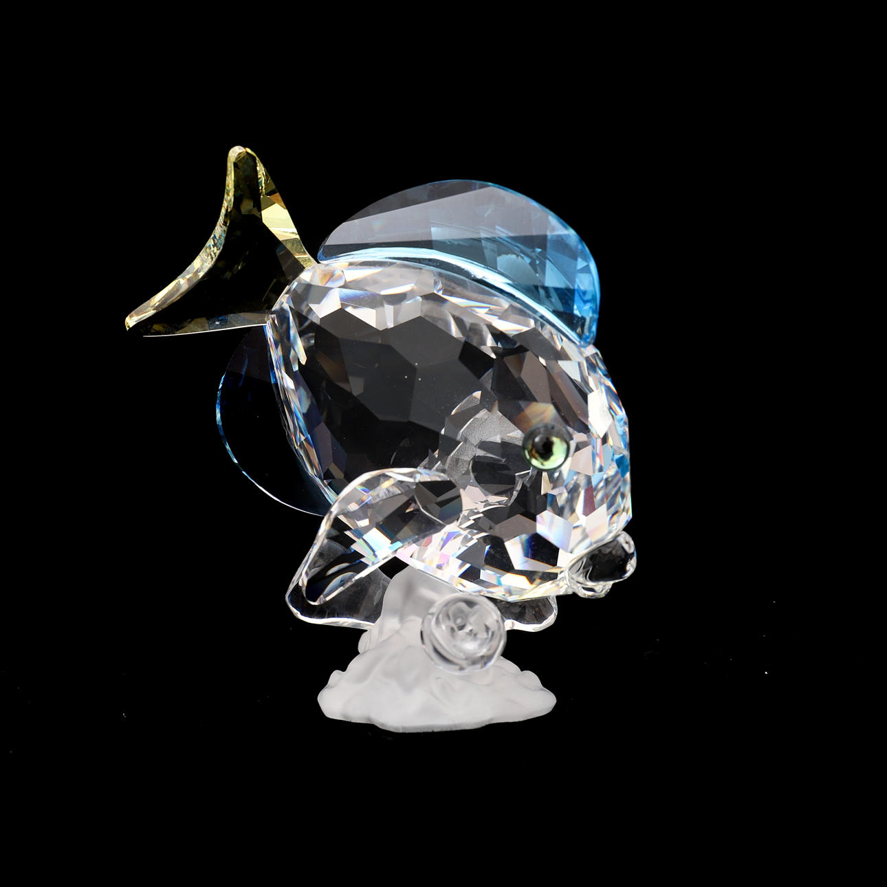 SWAROVSKI: FISK - BLÅ TANG.