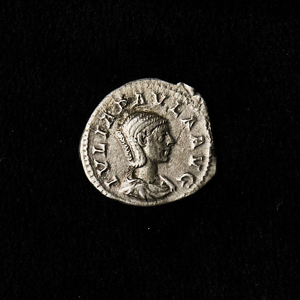 RÖMISCHE SILBERMÜNZE, Julia Paula Ehefrau von Heliogabalus, 219, Denar.