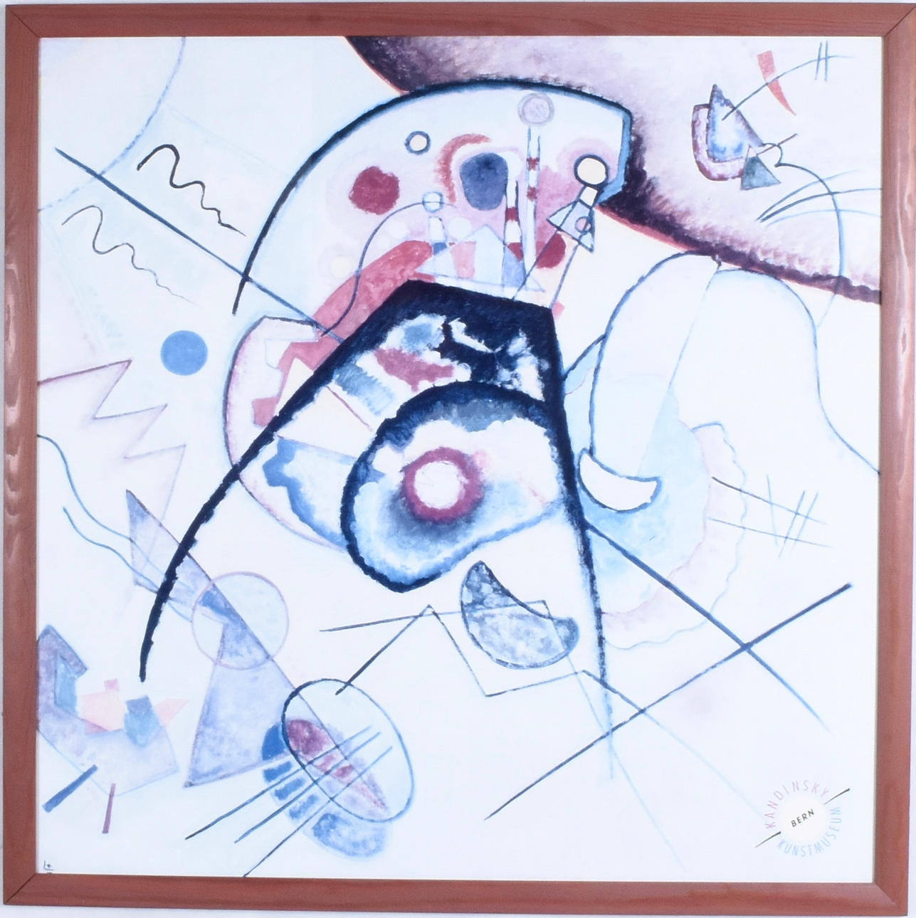 AFTER WASSILY KANDINSKY. Exhibition poster, offset print, Bern Kunstmuseum.