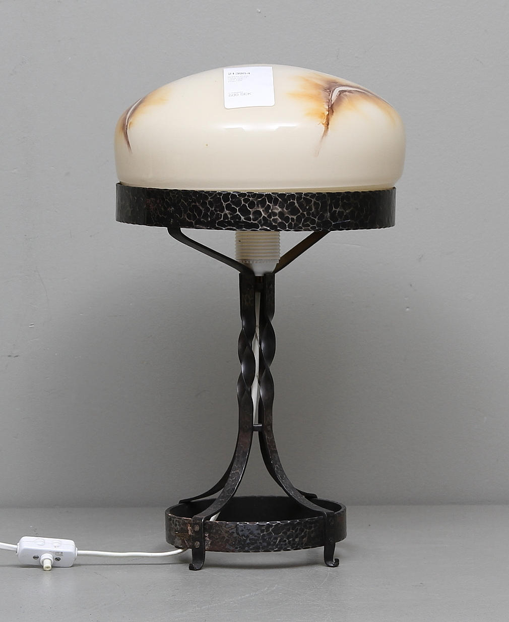 BORDSLAMPA, metall, jugend, 1900-talets första hälft.