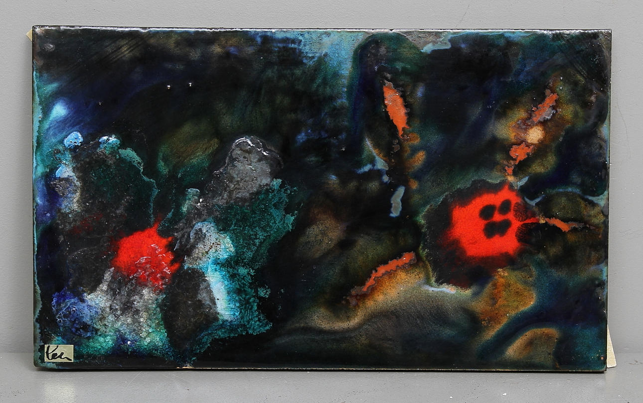 VÄGGRELIEF, keramik, Helmut Schäffenacker, Tyskland, 1900-talets andra hälft.