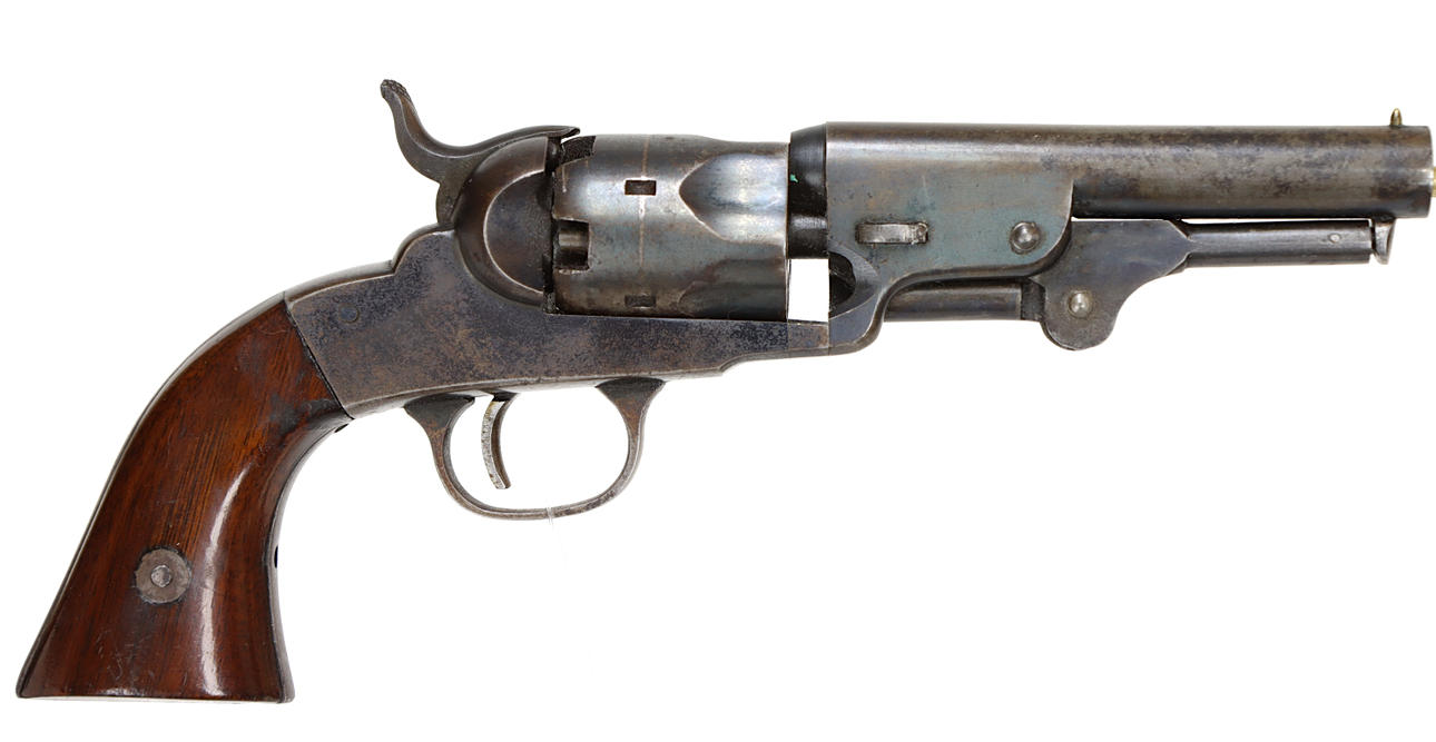 BLOCK REVOLVER, Single Action, make Bacon Arms, model Pocket 1858 ...