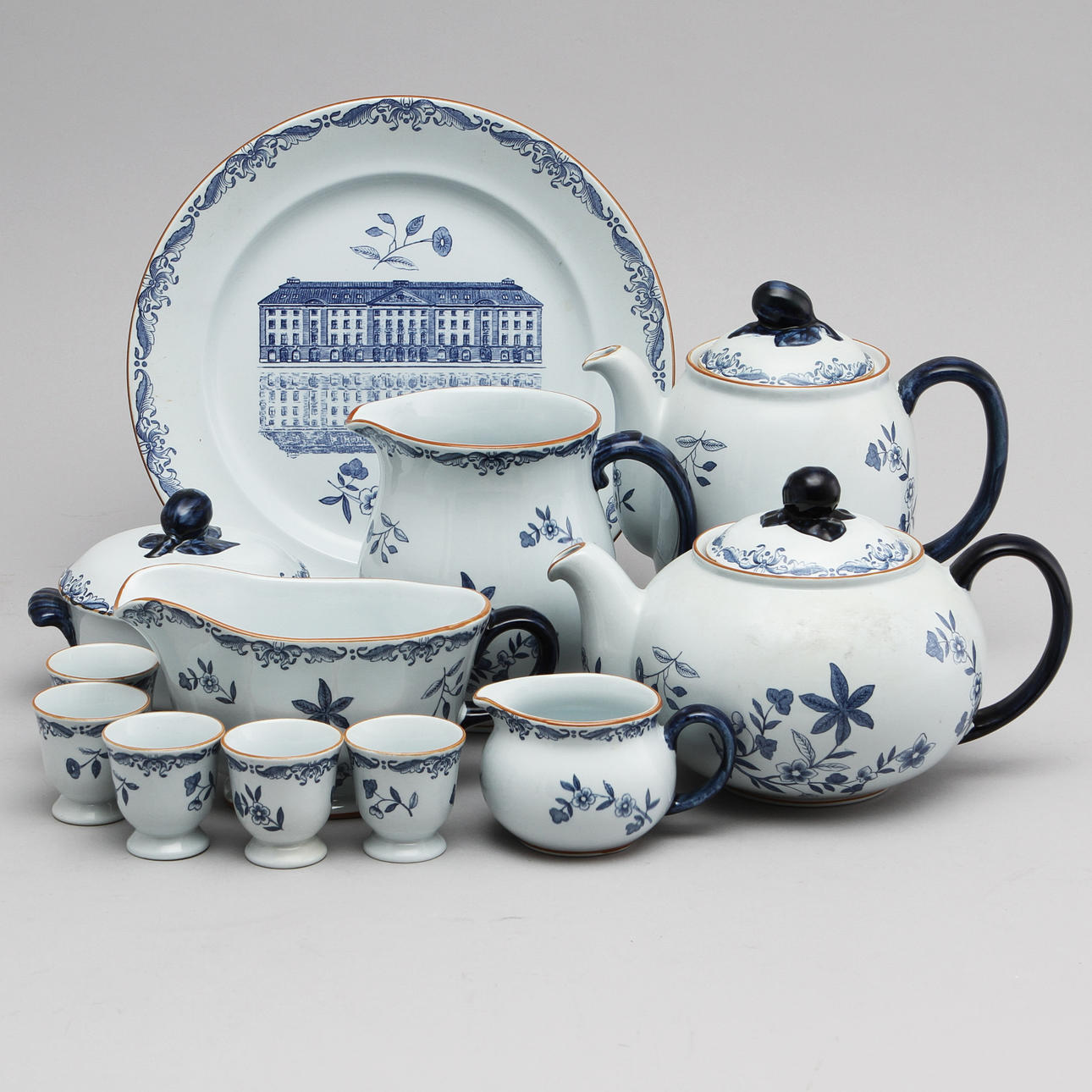 SERVIS, 97 delar, porslin, "Ostindia", Rörstrand.