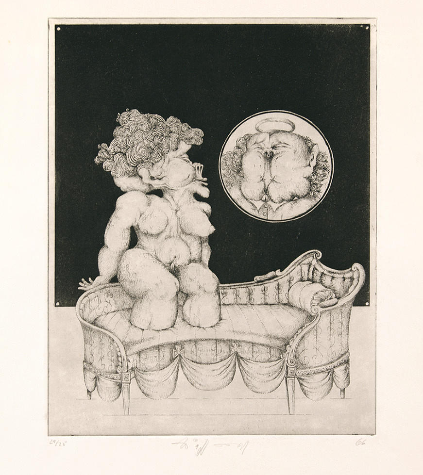 EGGERS, W. P. EBERHARD. (Hannover 1939 - 2004 Hannover) - Utan titel -.