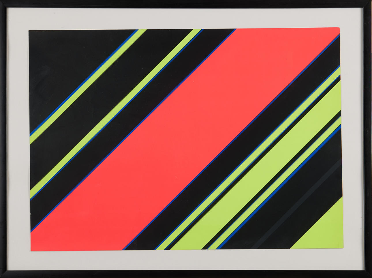 Unknown artist; (20th century/contemporary): Composition, serigraphy.