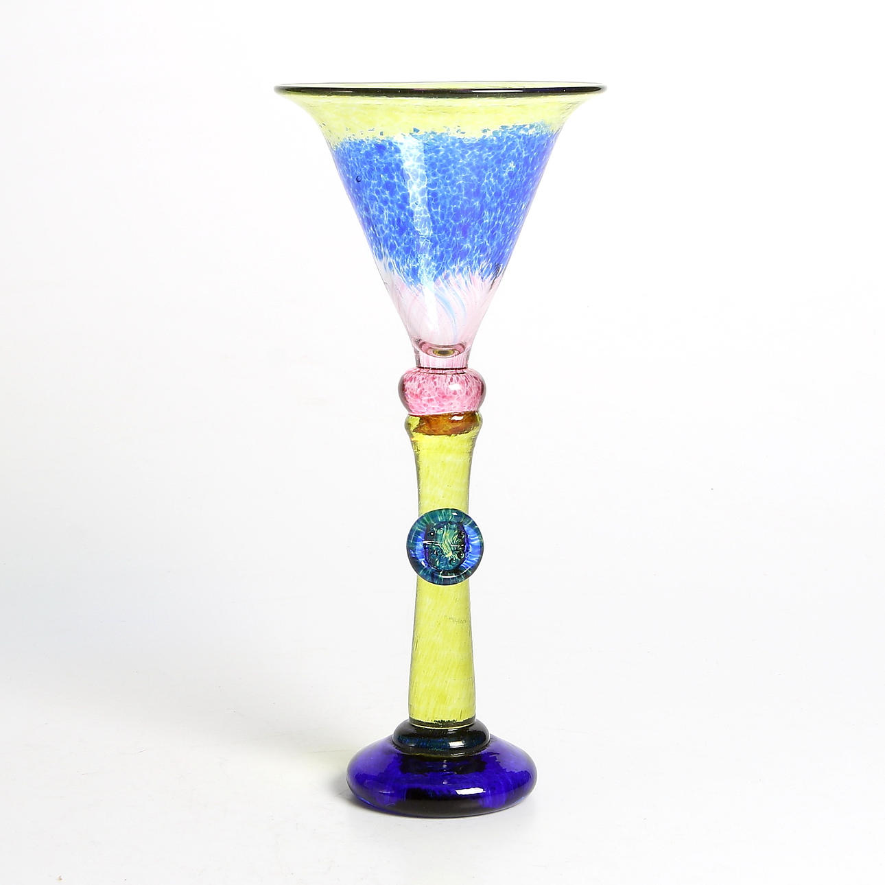 KONSTPOKAL, glas, Åsa Brandt, Torshälla. 1900-talets sista kvartal.