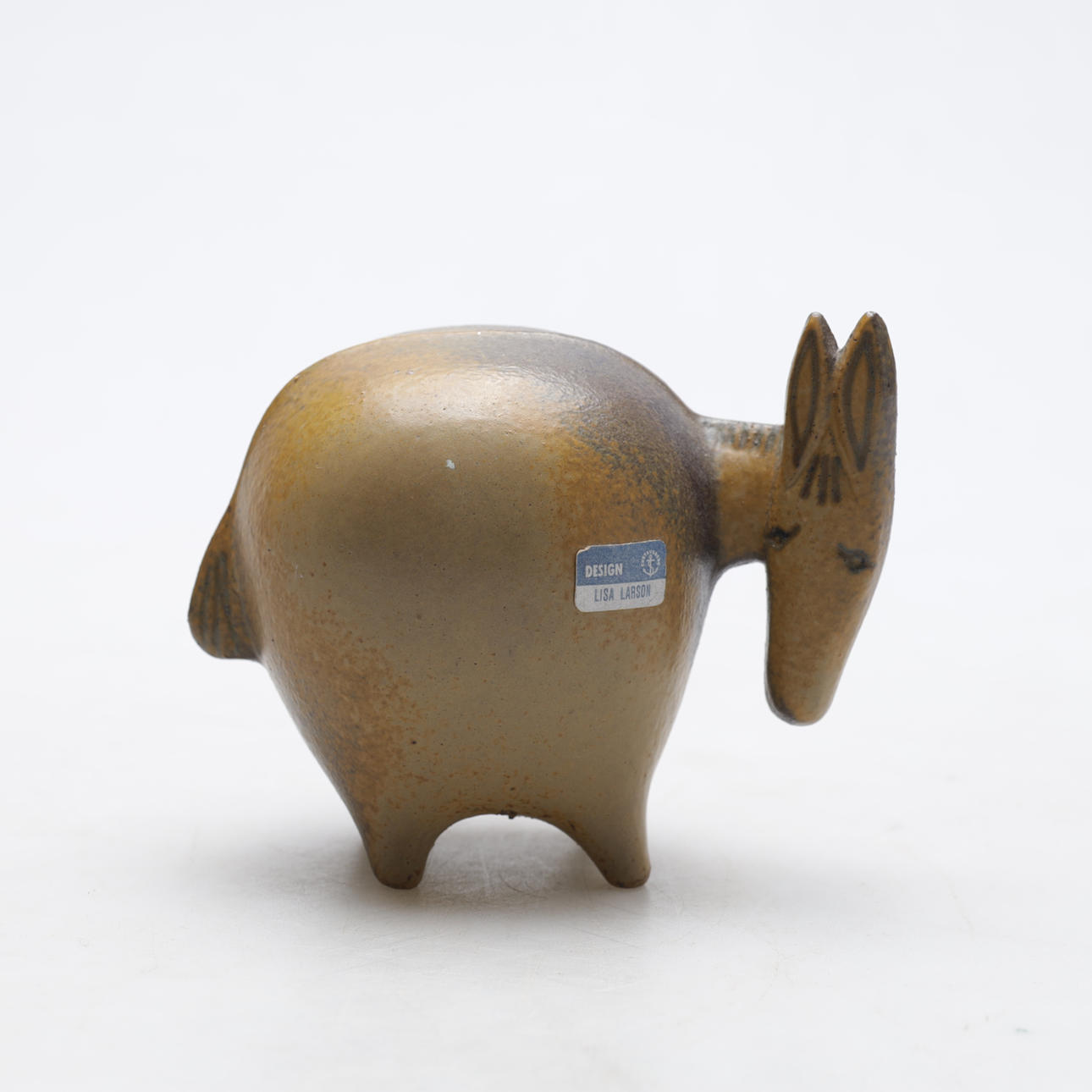 FIGURA, gres, "Burro", Lisa Larson, Gustavsberg.